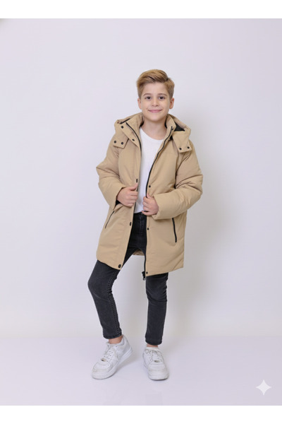 PIQUE Children's Coat Hooded Boys' Parka