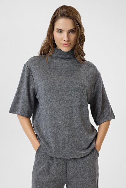 TIFFANY&TOMATO Balıkçı Yaka Kısa Kol Triko Kazak