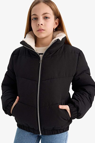 DeFacto Black Girl's Coat C5390A8/Bk27