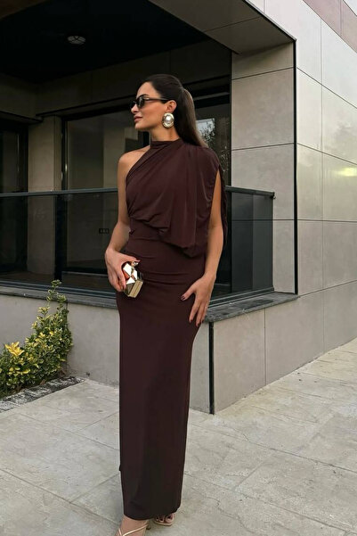 Love Fab Μακρύ φόρεμα με έναν ώμο