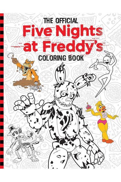 Scholastic Us كتاب التلوين الرسمي لخمس ليالٍ في فريدي (غلاف ورقي)