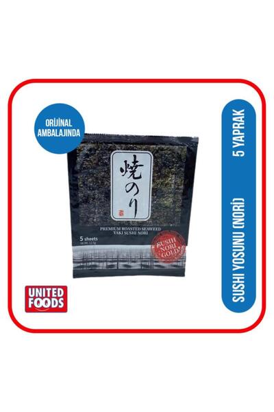 SEA FOOD Yaprak Yosun Yaki Nori 5 Ypr 12,5 Gr