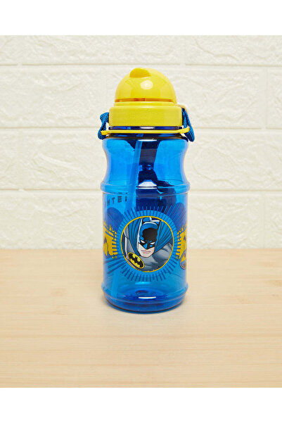 REDTAG Blue Dc Batman Transparent Water Bottle (500ml)
