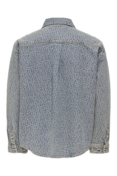 Only & Sons Onstheo Jaq lb 4103 Yfm Dnm Overshirt Men's Blue Shirt - 22034103