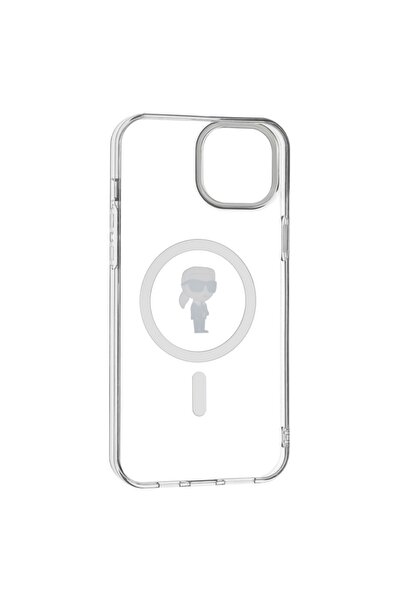 Karl Lagerfeld Case for IPhone 15 Plus, IML MagSafe, Transparent