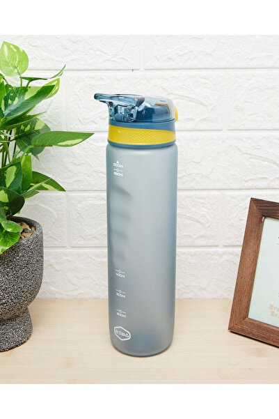 REDTAG Blue Printed Water Bottle (1000ml)