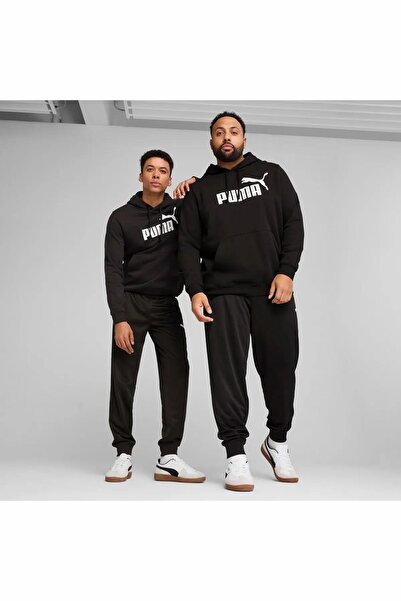 Puma Αριθμός ΕΣΣ. 1 Logo Poly Pants Ανδρικό Φούτερ Παντελόνι 682648-01 ΜΑΥΡΟ