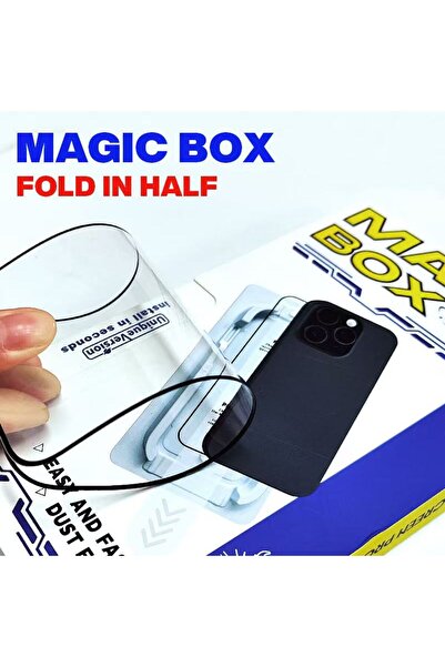 Fibaks iPhone 15 - 16 Premium Quality Hd+ Glass Full Screen Protector with Application Tool Shatterproof Glass