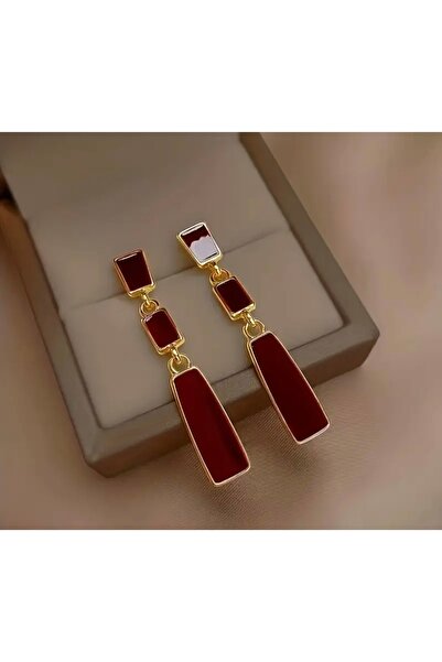 MURASSA BUTİK Vintage Damla Desen Zarif Küpe