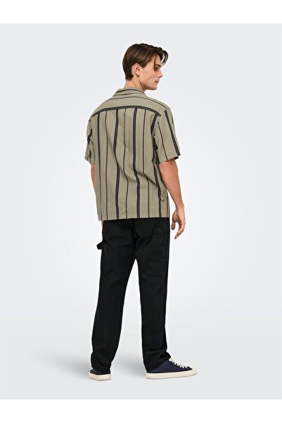 Only & Sons Onsstepan Loose Fit 006 Shirt Men's Gray Shirt - 22033631