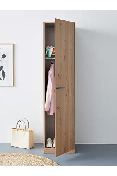 Tdesigno Livra Giyinme Dolabı - Çok Amaçlı Dolap - Gardırop 50 Cm - AtlantikÇam