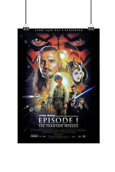 VİNTAGE GEZEGEN Star Wars Poster5 - Retro Duvar Dekoru