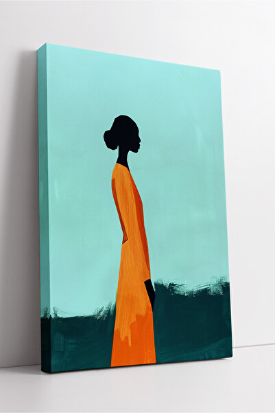 KOSS Dijital Μοντέρνα ζωγραφική σε καμβά σε μινιμαλιστικό στυλ με γυναίκα σε ...