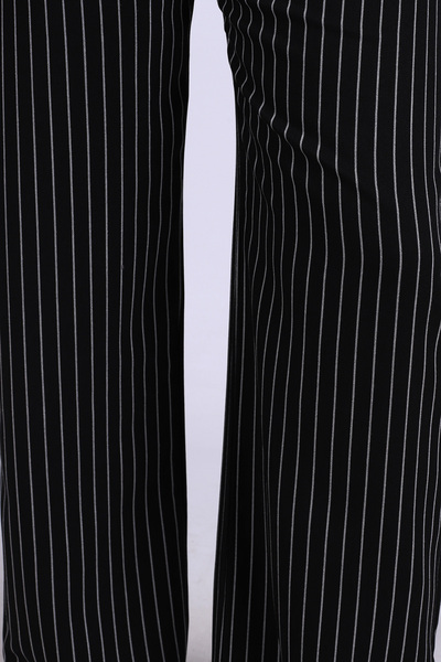 armonika Women's Black Wide Leg Fabric Trousers Arm-26K001053