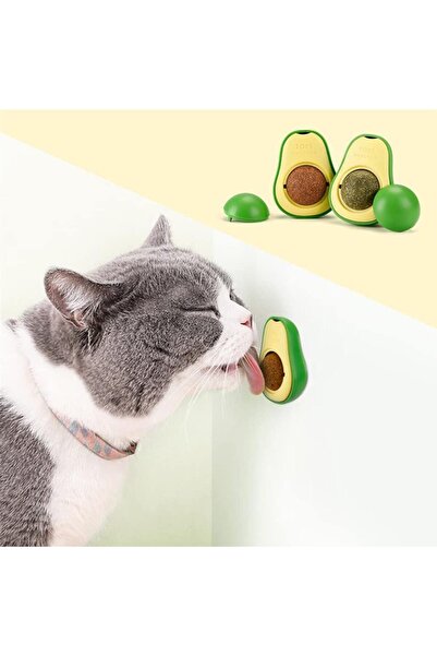 zola Catnip toy, avocado shape, rotating ball, catnip