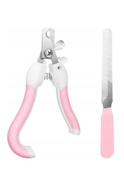 zola Cat nail clippers,with battery included, non-slip and ergonomic handle, 14x1.5, pink