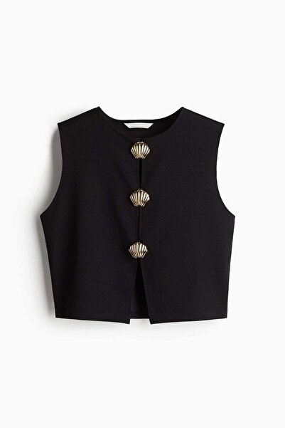 H&M Button-decorated top