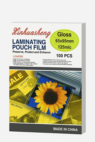 Yenbu Laminasyon Filmi 65X95 Mm 125 Mikron 100 Adet