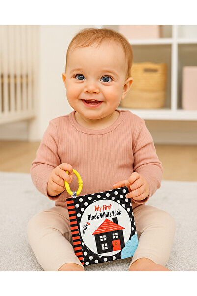 BebeMango 3D Soft Kitap Hışırtılı Diş Kaşıyıcılı Aktivite Kitabı