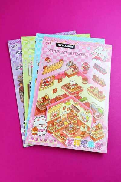 Miniso Kendin Yap 3d Sticker