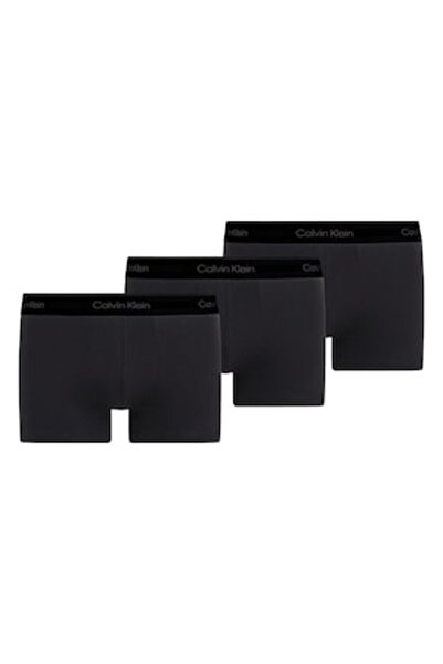 Calvin Klein , Cotton boxer set - 3 pack, Charcoal gray, M