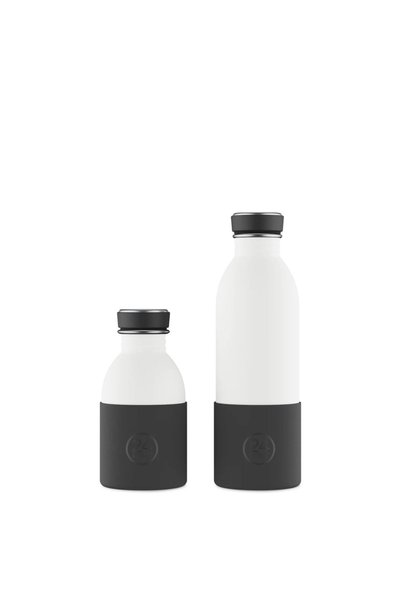24 Bottles حافظة سيليكون سوداء صغيرة