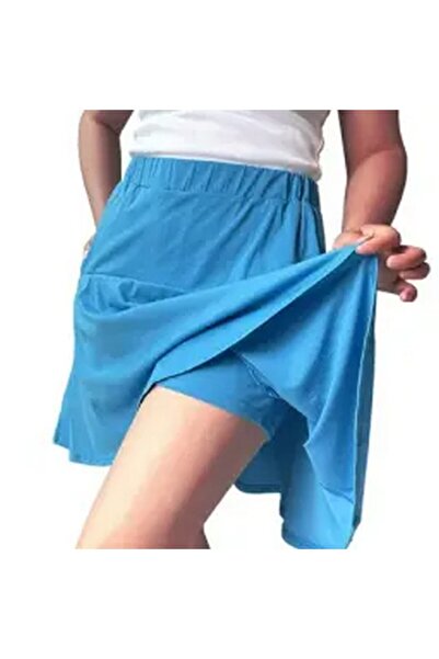 Cobciecs Women's short skirt with pants underneath, for hiking,