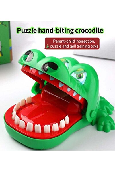 Generic Crocodile Dentist Bite Finger Toy - Portable Lightweight