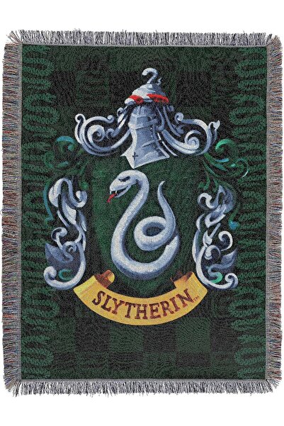Generic Northwest Jacquard Woven Throw Blanket - Harry Potter Slytherin, 48 x 60 in
