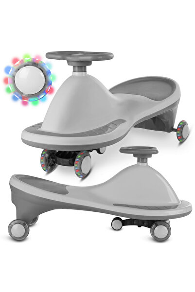 Kidwell ROLLO Grey gravity car with LED wheels, 3+ years, up to 100 kg