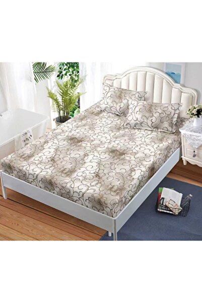 Casa de Vis Fitted sheet with elastic + 2 pillowcases, 180/200, Online, HJ-119