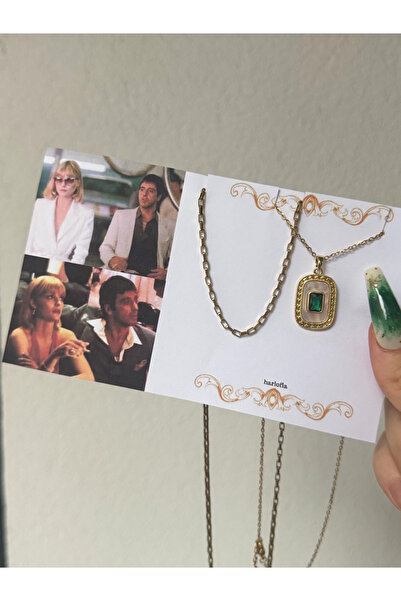 Harlofia Jewelry Scarface Tony ve Elvira İlhamlı Çift Kolyeleri