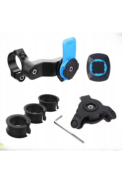 zola Bicycle/motorcycle phone holder, compatible 4.7-7.2 inches, handlebar mount 22.2-28.6 mm, black