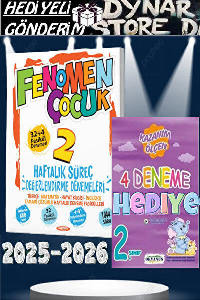 Fenomen Yayıncılık Fenomen Çocuk 2.Sınıf SÜREÇ DEGERLENDIRME DENEMELERI (32+4...