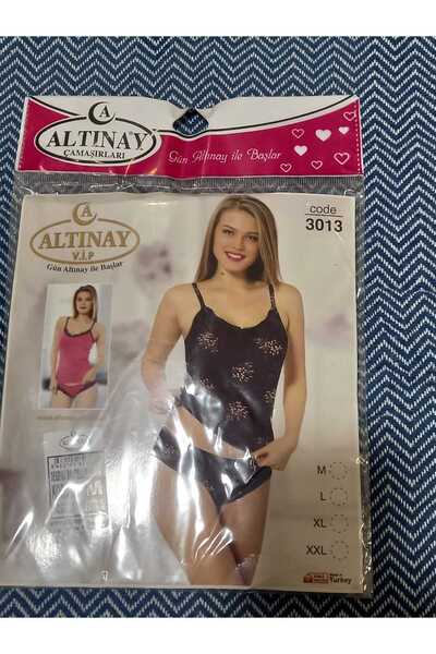 Altınay DESENLİ DANTELİ SLİP TAKIM