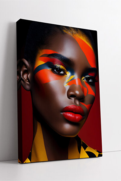 KOSS Dijital Artă inspirată din Africa, portret, figura feminină, pictură mod...