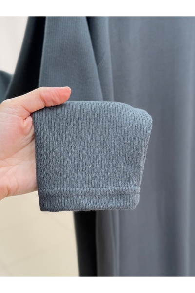 MİHRA STORE Φόρεμα με μανίκια Candella Reglan-AS4102 Ανθρακί