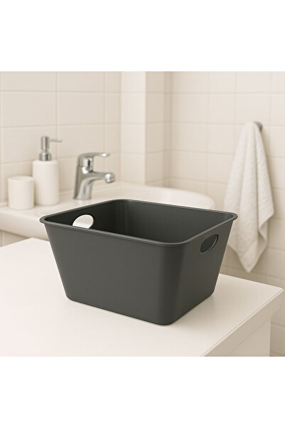 SİHİRLİ AYAKLAR Colorful Plastic Storage Container Organizer Hobby Box Kitchen Bathroom Organizer 2 Lt 21X15 cm