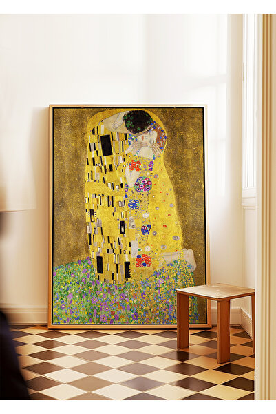 ARTHOUSECOLLECTIVE Gustav Klimt - THE KISS - Poster fără cadru cu dimensiuni ...