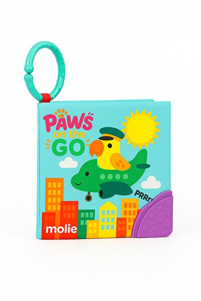 BebeMango 3D Soft Kitap Hışırtılı Diş Kaşıyıcılı Aktivite Kitabı