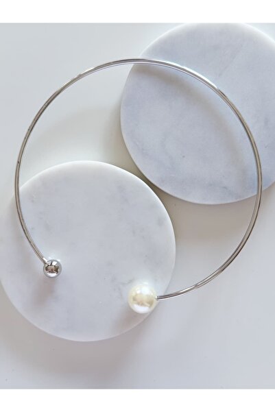 CHARMLUCKY Pearl-Topcu Topcu Choker Necklace