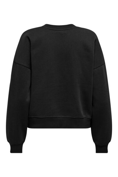 ONLY Onlbest Life L/S Crew Neck Swt Noos Women's Black Sweatshirt - 15338727