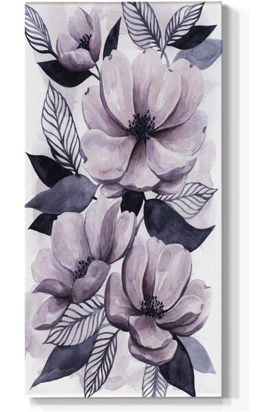 Emoda home Trove لوحة فنية جدارية لأزهار وأوراق اللافندر الناعمة - مطبوعات نب...