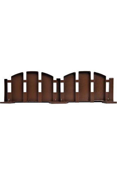 EasyFlex 4.5-inch Adirondack Decorative Wood-Look Garden Edging, 5m, Brown (3600BR-15C-6)