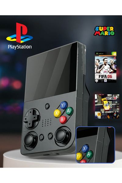 Clevora Retro El Atarisi 3.5 HD Ekran – PSP PS1 Mario GTA FIFA Destekli 10.00...