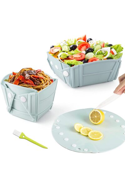 mediLOGIC Farfurie pliabila, tava sau bol, fara BPA, silicon alimentar, pentr...