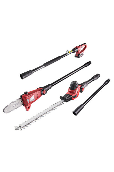 Raider RDP-PSHT20 2-in-1 Telescopic Pruner and Hedge Trimmer with R20 Li-Ion 20V 2Ah Battery
