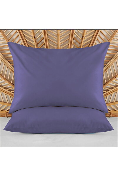 KUT FLY Soft Basic 2-Piece Pillow Case - Navy Blue - 50X70 cm