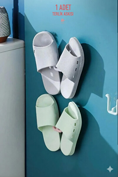 ELAMOUR Terlik Askılığı Yapışkanlı Terlik Ayakkabı Organizeri Askı Düzenleyic...