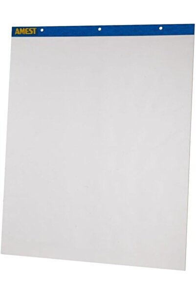 Amest Standard Flipchart Pad, 20 Pre-Punched Sheets, 81 × 58.5 cm -